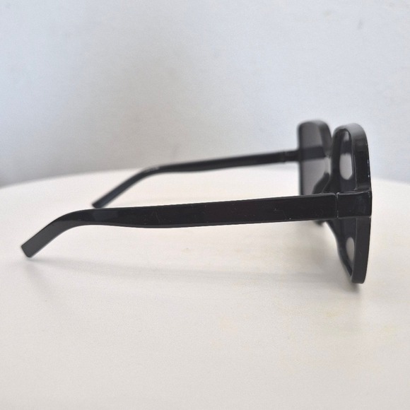 Oversized Square Black Sunglasses Retro 90s Y2K Statement Shades - Picture 6 of 10
